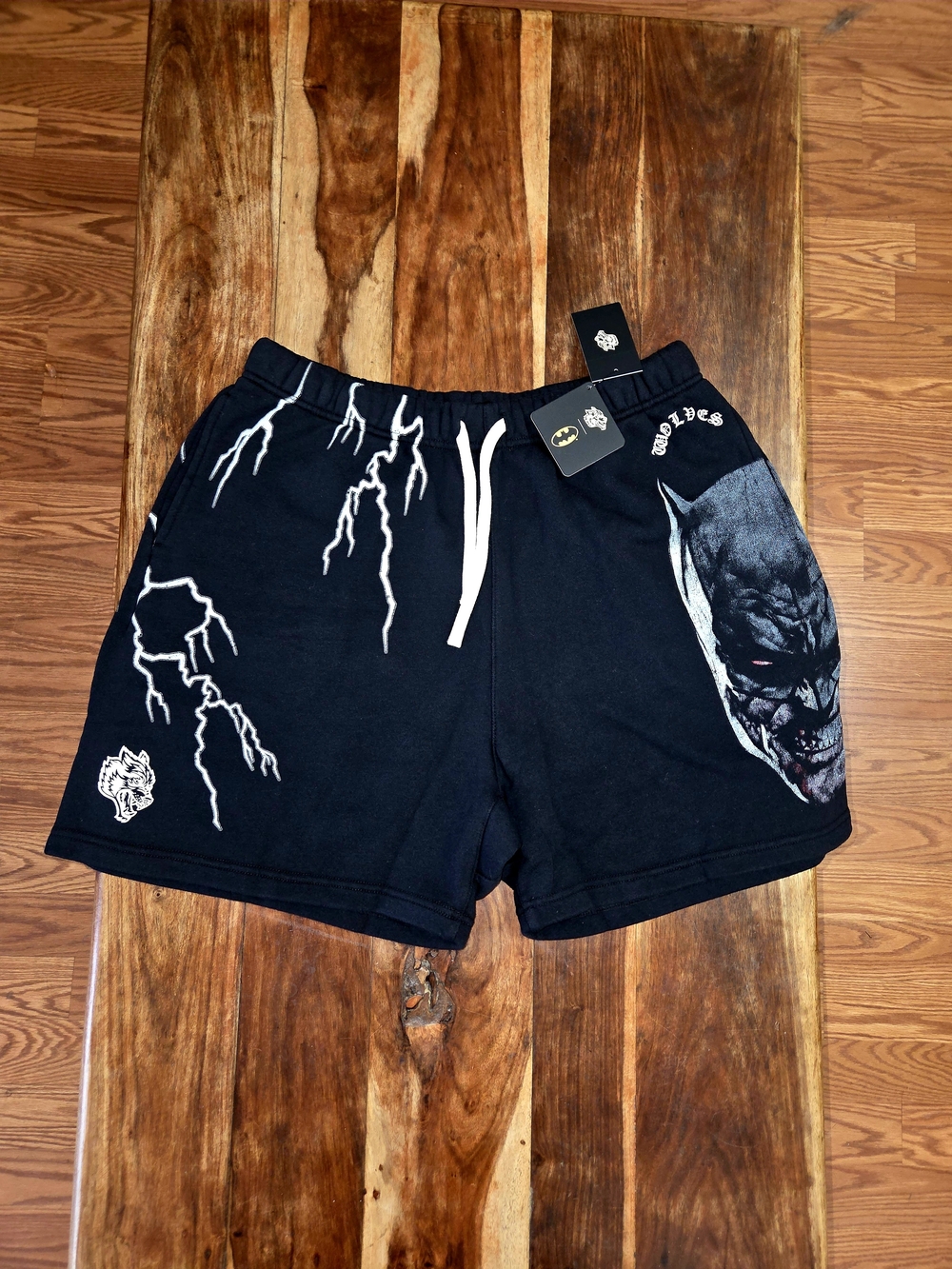 Darc Sport x Batman Limited Edition Collab Graphic Sweatshorts. Size XL